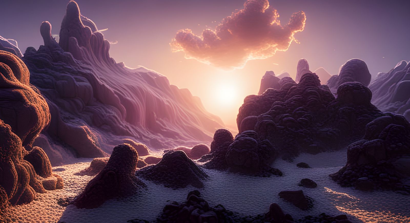 Surreal Universe Seen Through Bedroom Window