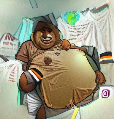 Chubby Bear Needs New Clothes