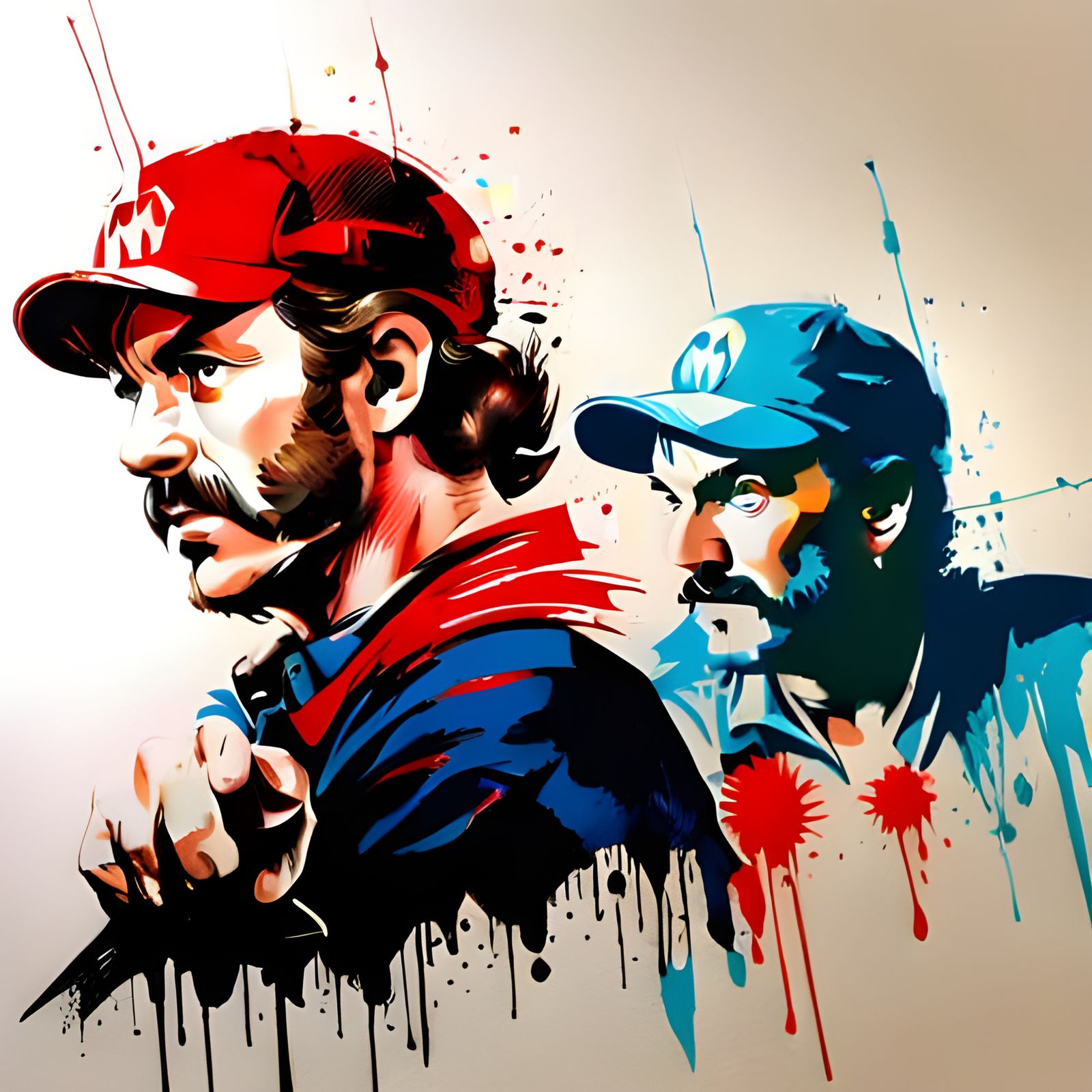Mario Brothers Inspired by Renaissance Art