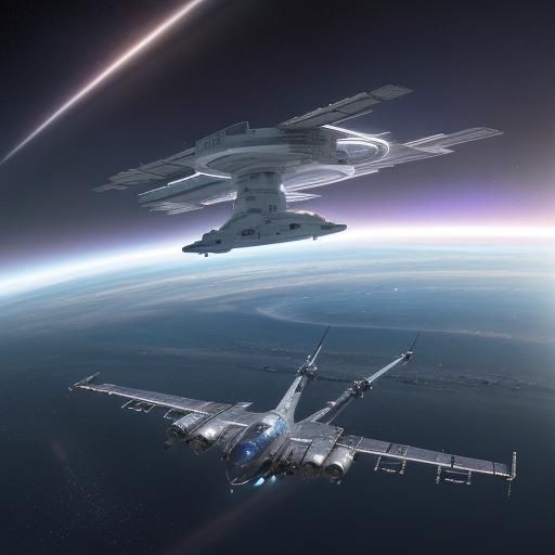 UFO Flies Past Space Station Near Jupiter