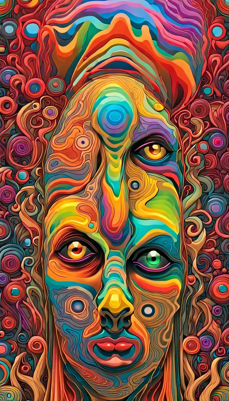 Psychedelic 3D Exploration of the American Mind