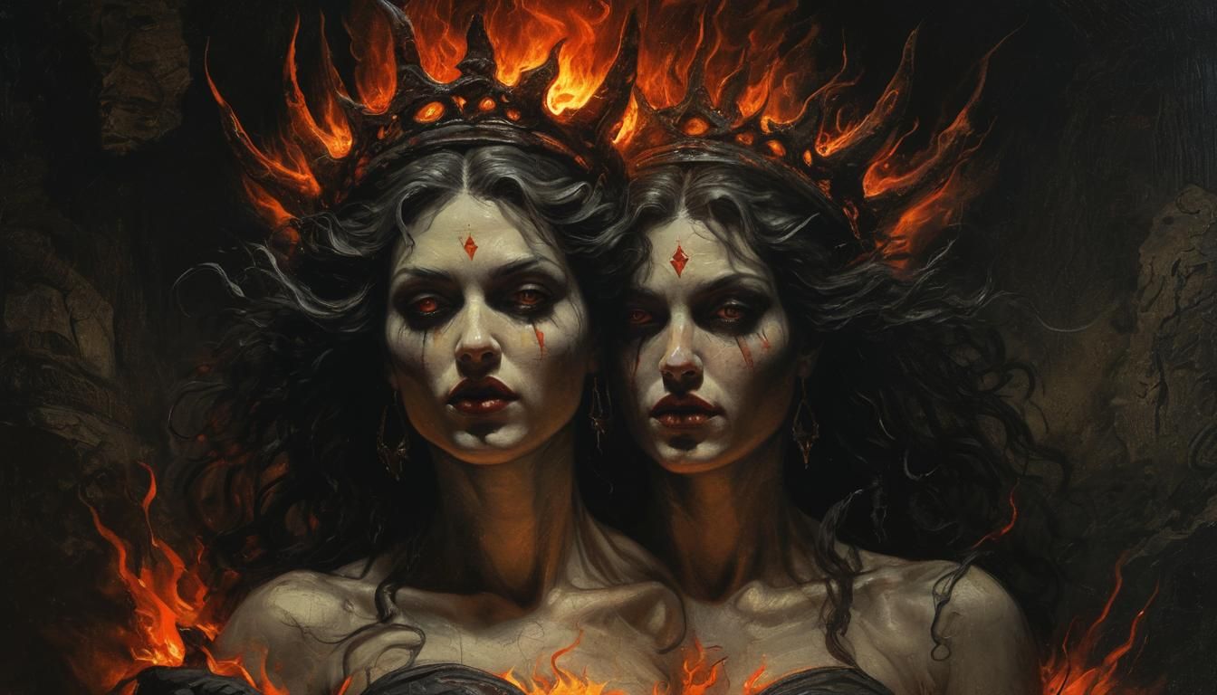 "Oh evil woman, away, evil enchanting (goddess