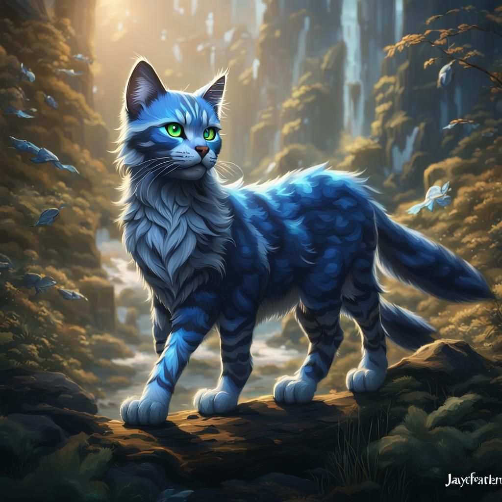 Detailed Matte Painting of Jayfeather
