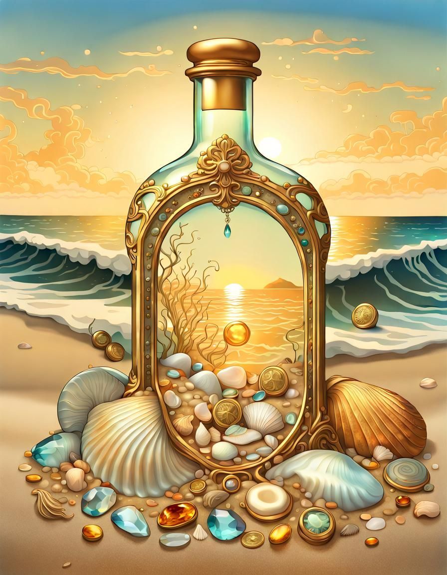 Art Nouveau Treasures Washed Ashore