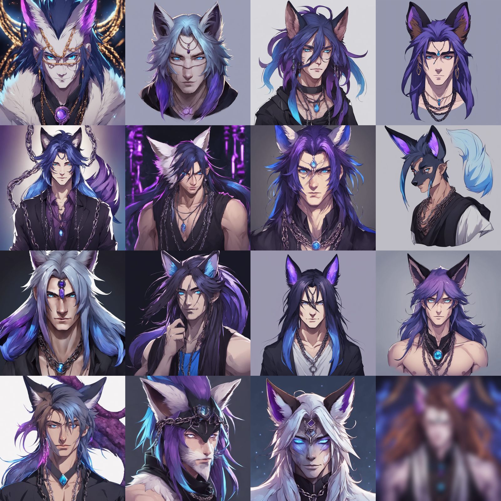 Attractive Kitsune Hybrid Portrait with Fox Features