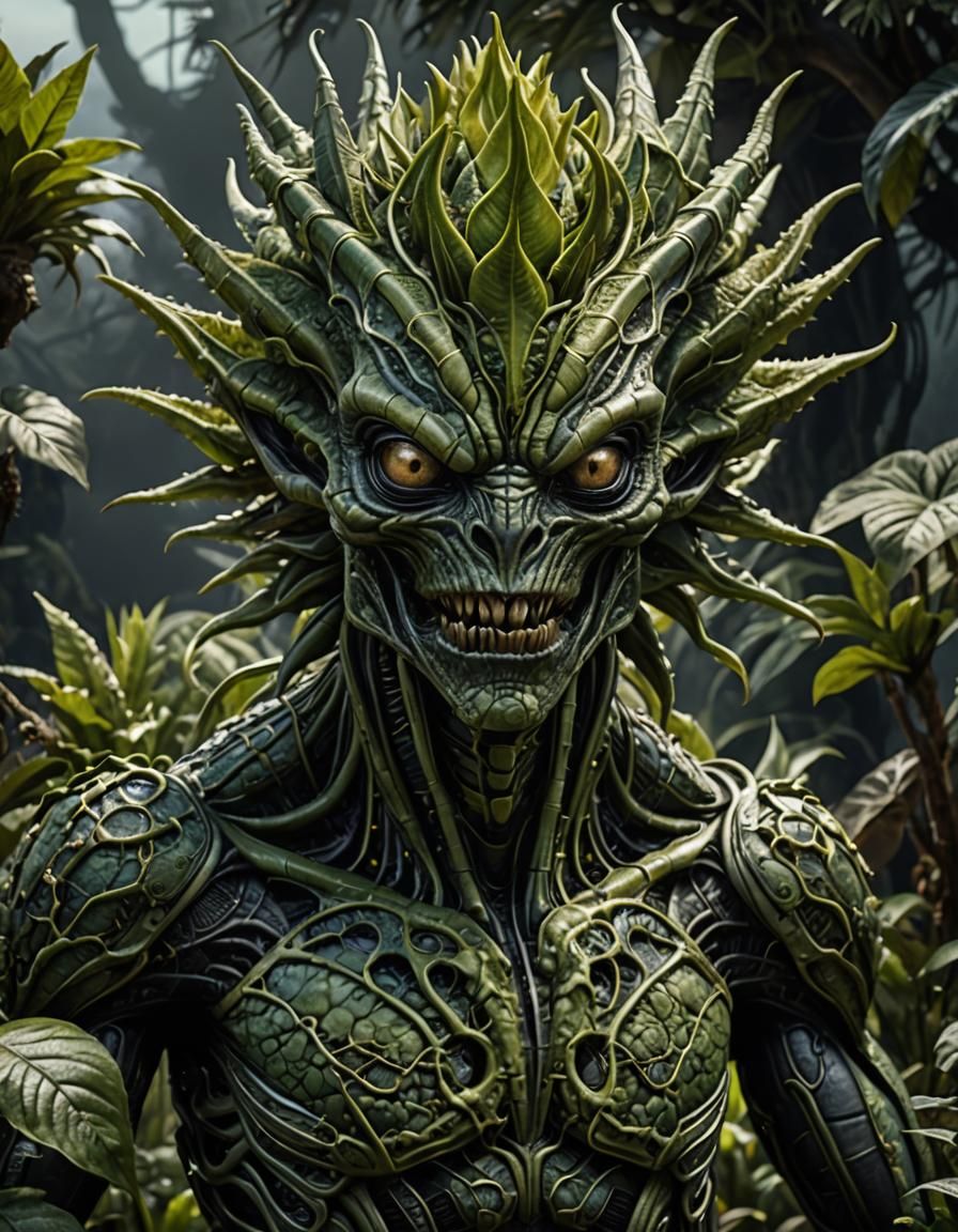 Extremely creative Alien Plant species that is a reptillian ...