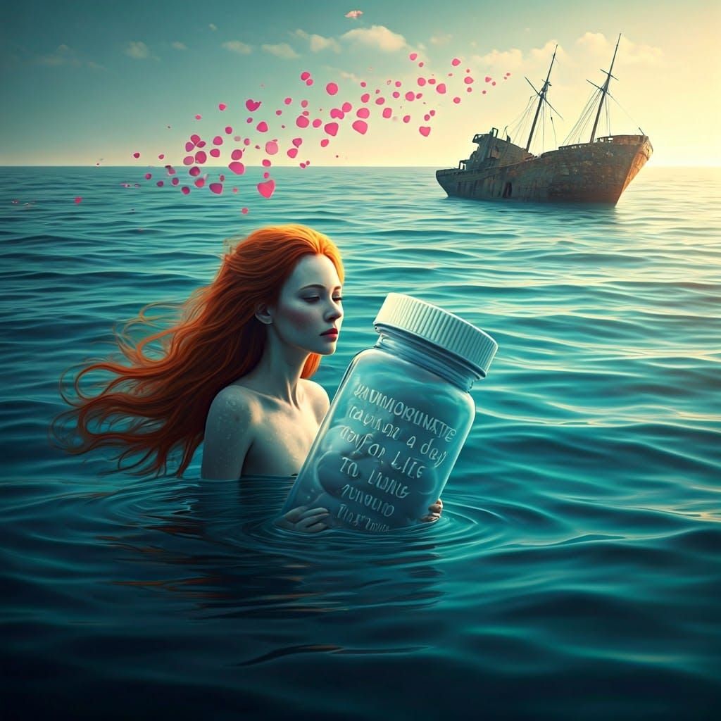 Ethereal Beauty in Turquoise Depths