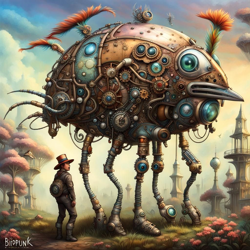 Biopunk creature
