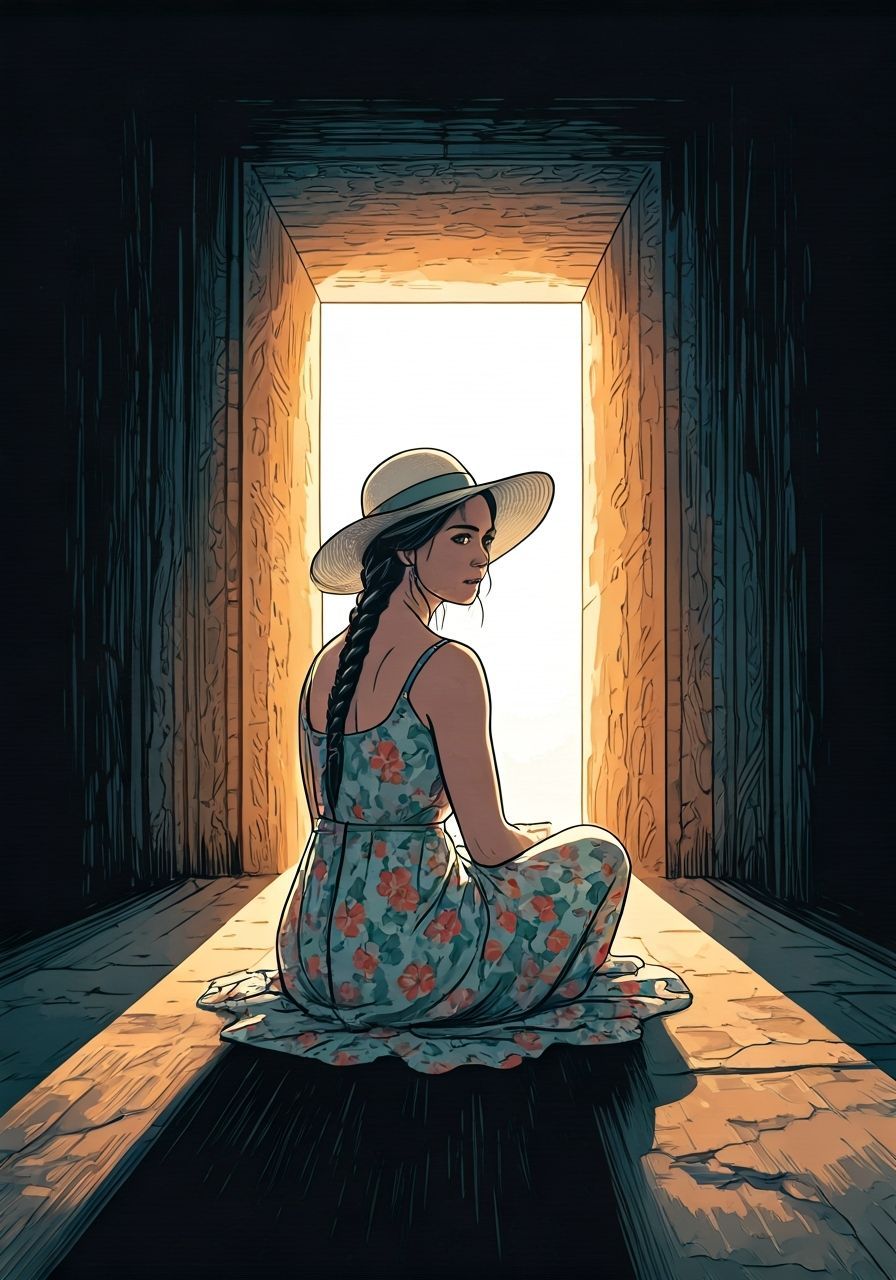 Maisie Williams as Ashildr in Egyptian Tomb Graphic Novel St...