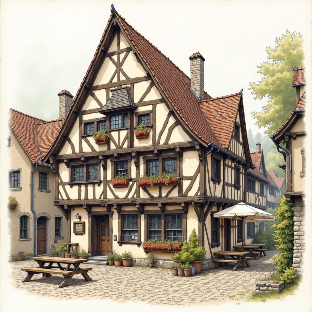 Duchy of Waldheim Tavern 2 <lora:Muted Memory:1.0>