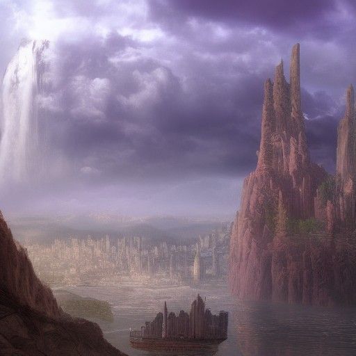 Detailed Matte Painting of a Gay Person