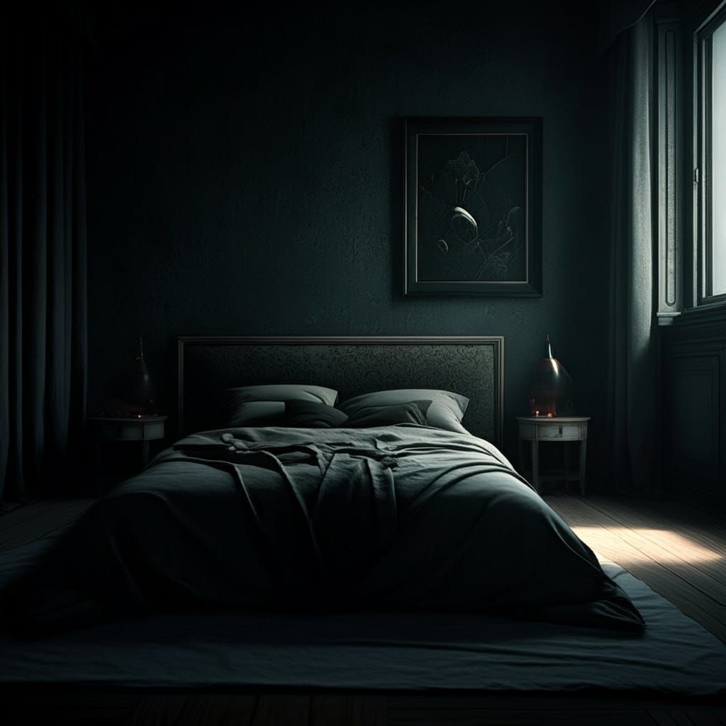 Moody Hyperrealistic Scene with Cinematic Lighting