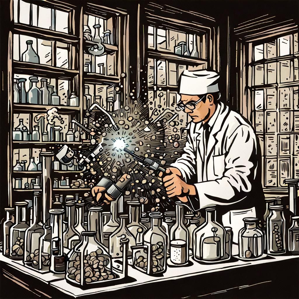 Laboratory Explosion Creates Cinematic Drama