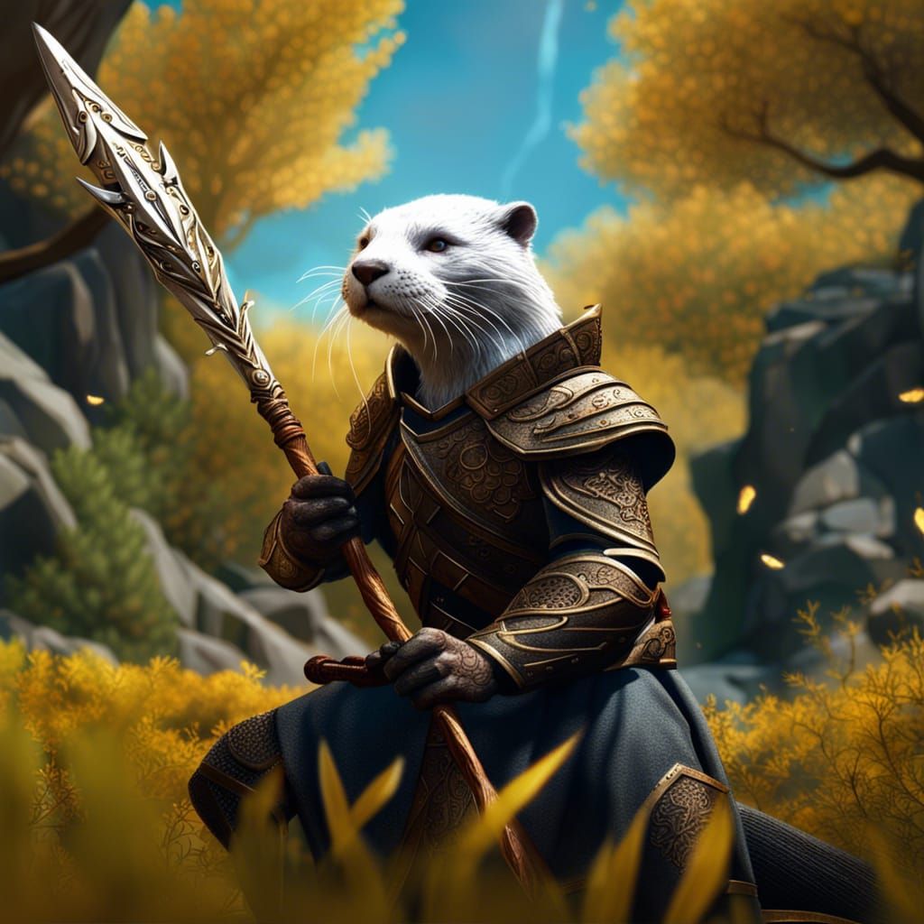 Otter Knight's Vision in Detailed Matte Painting