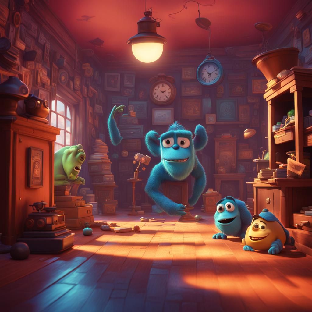 Lost in Time: 3D Digital Art Concept