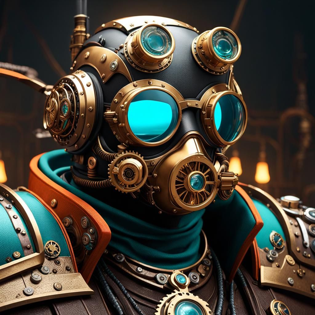 Steampunk Figure in Zombie Wasteland Market