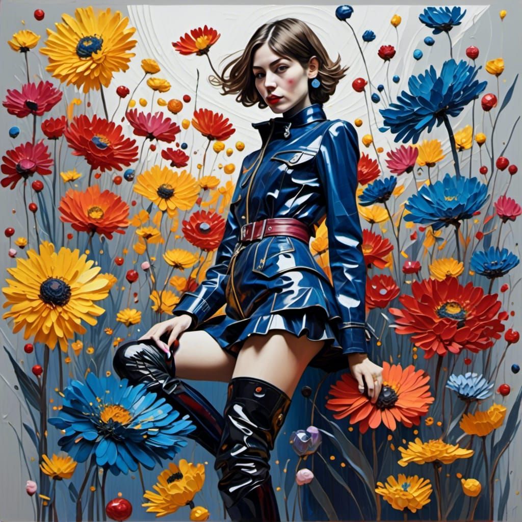 PVC Fashion Photoshoot Imposto Painting