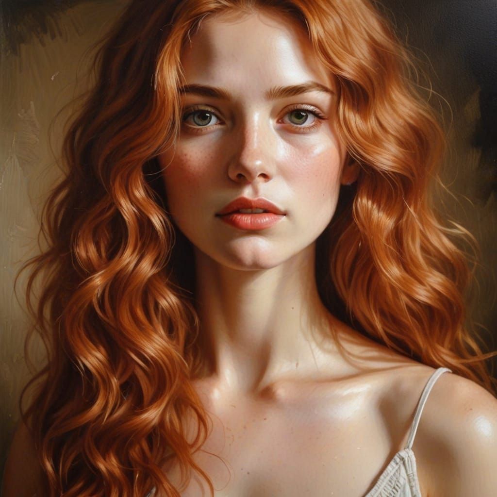 Realistic Painted Portrait