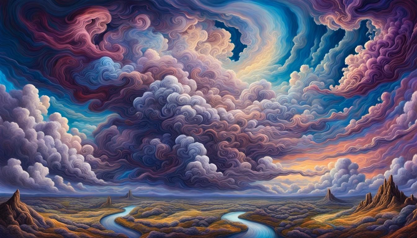 Dreamcore Renaissance Painting: Cosmos to Destruction