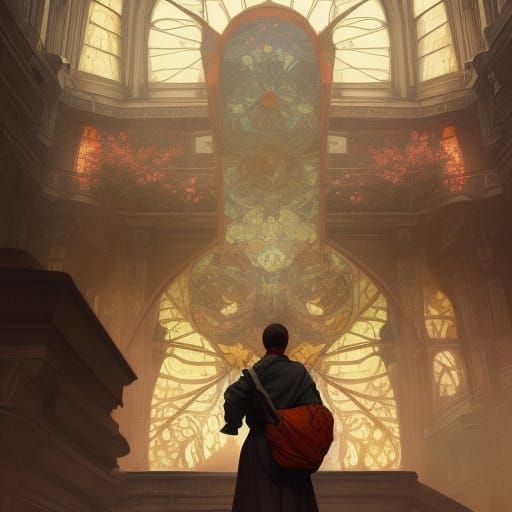 Hyperdetailed Judge Court Concept Art