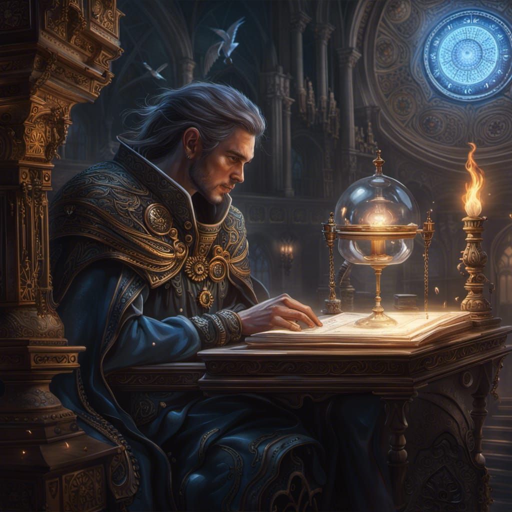 Magical Truthwatcher of the Cosmere: Detailed Digital Art