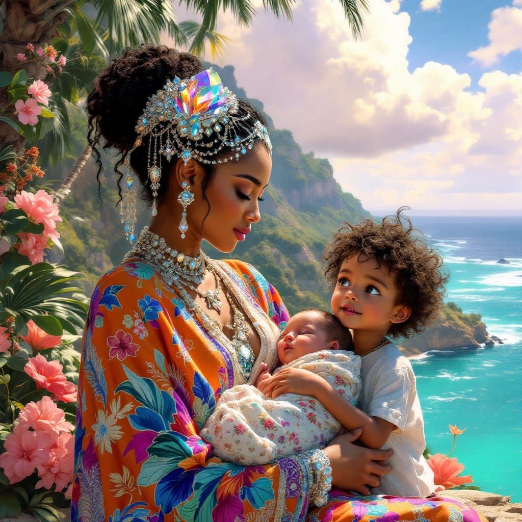 Lemurian mother