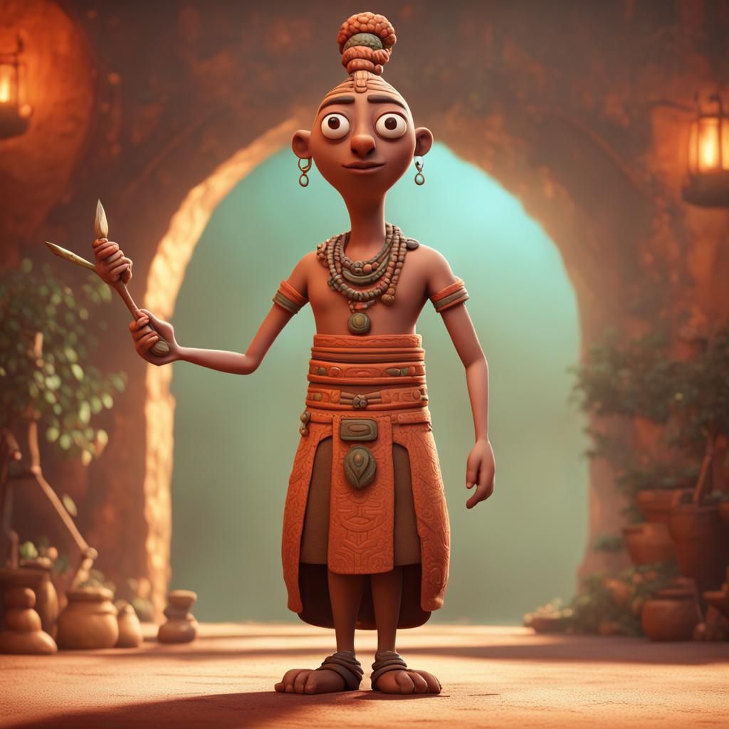 Cucuteni-Trypillia Culture Reimagined as 3D Digital Art