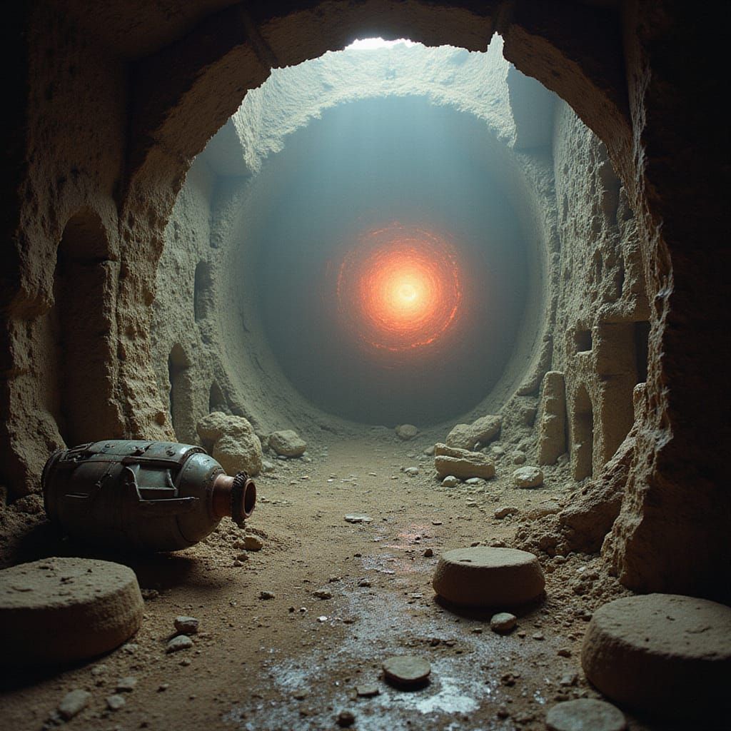 Miniature Black Hole Powers Ancient Alien Ruins