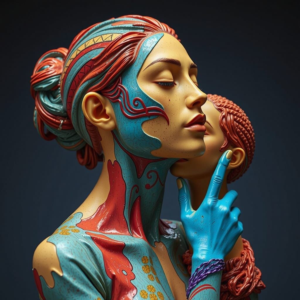 Hyperrealistic Sculpture of Human Kindness