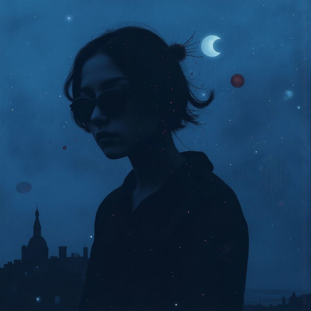 Ethereal Blue Hues in a Cinematic Masterpiece