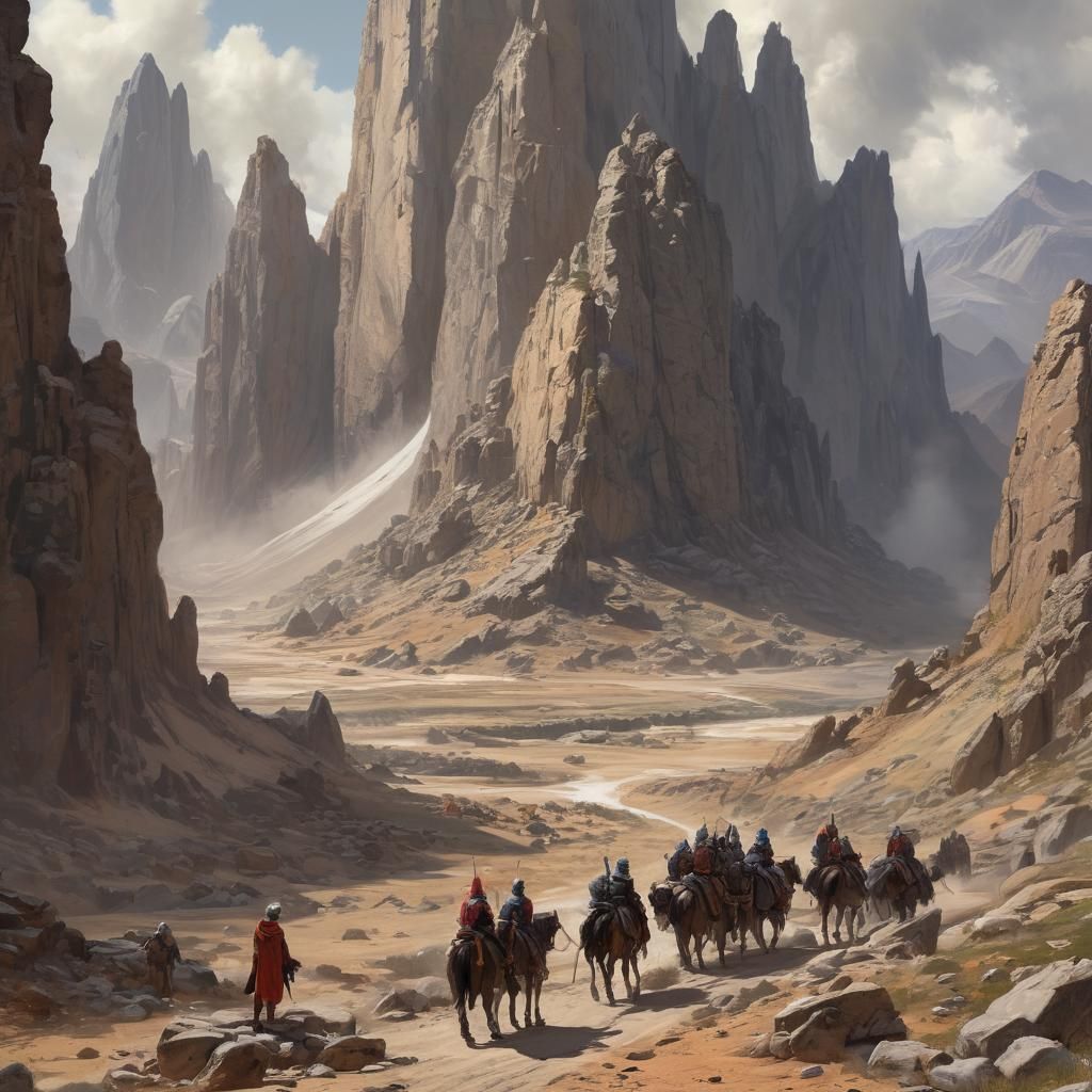 High Fantasy Caravan Asks for Directions