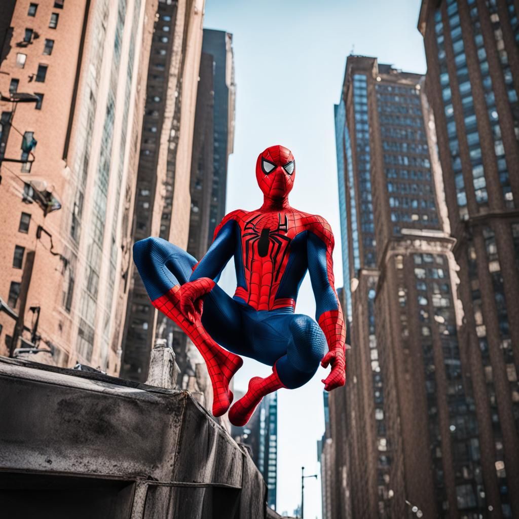 Spiderman in Classic Comic Book Style