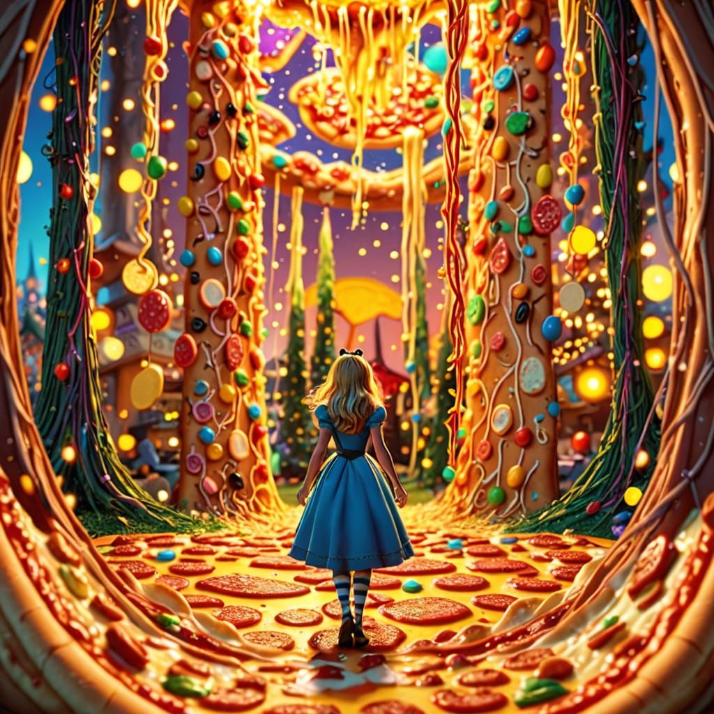Alice in Pizza land