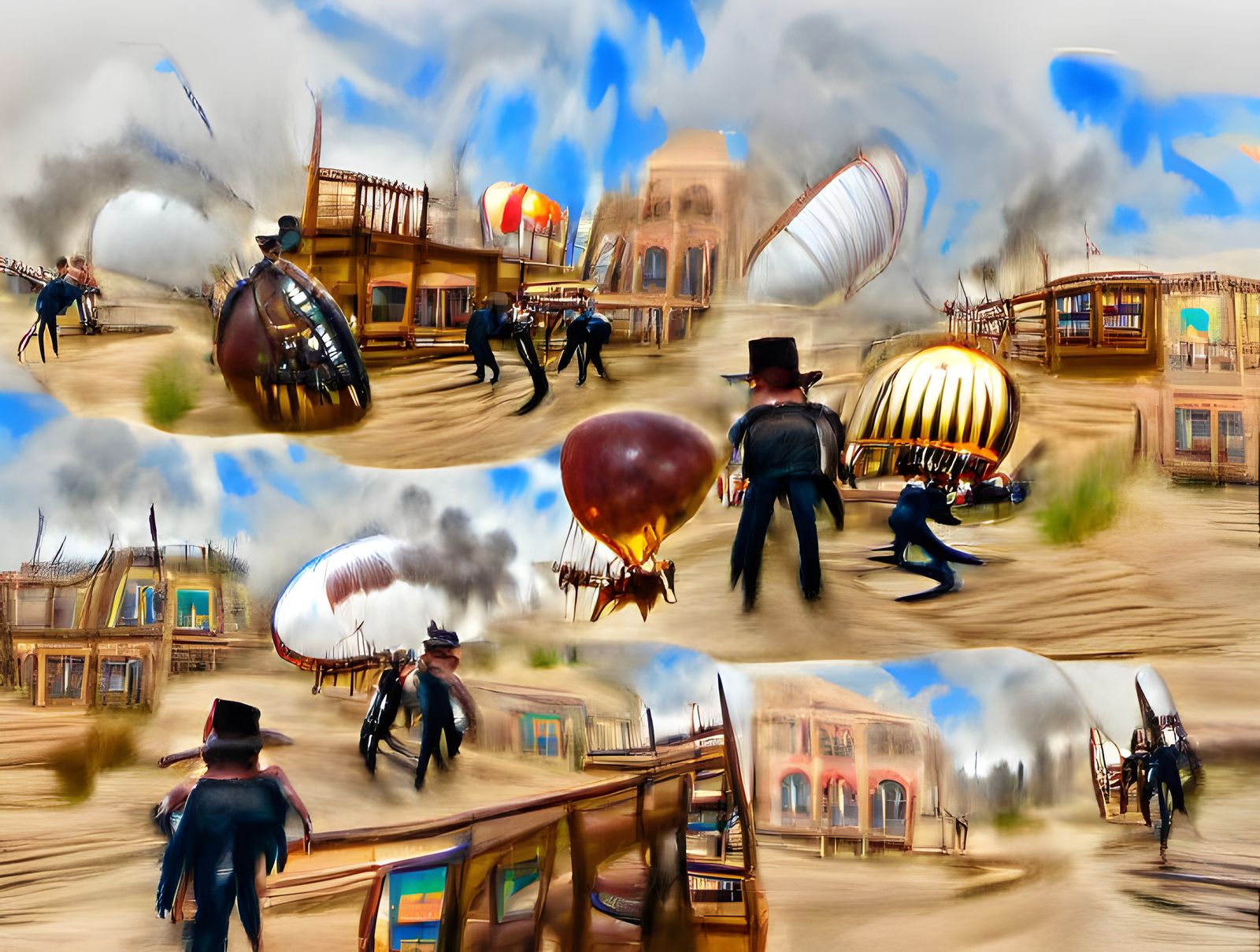 Steampunk Wild West Saloon Duel and Brawl
