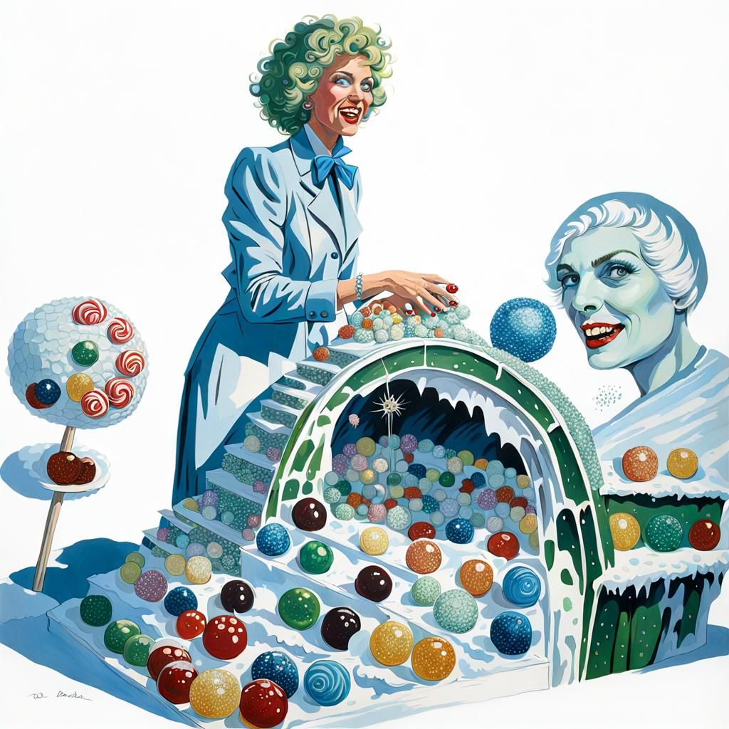 Magical Candy Factory Run by Attractive Middle Aged Lesbian Couple