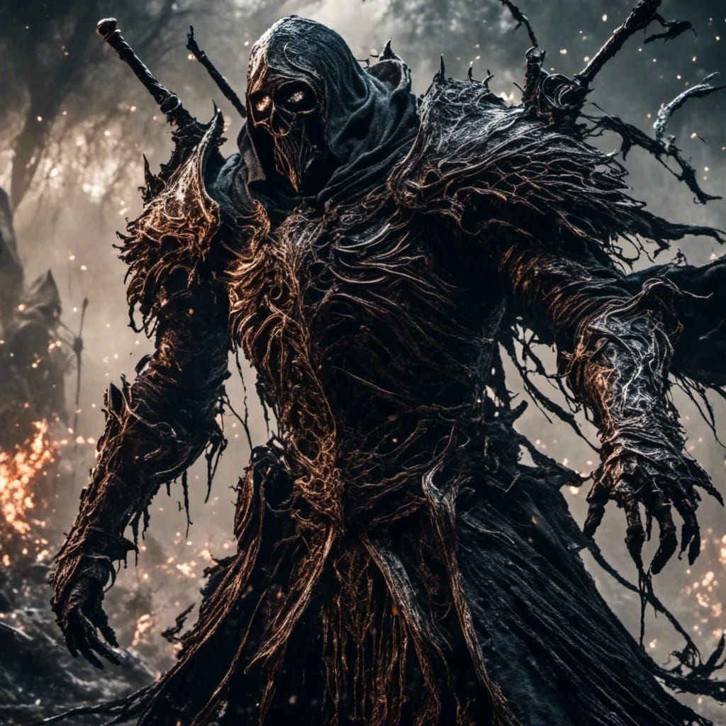 Eldritch Reaper in Battlefield: Hyperrealistic Horror