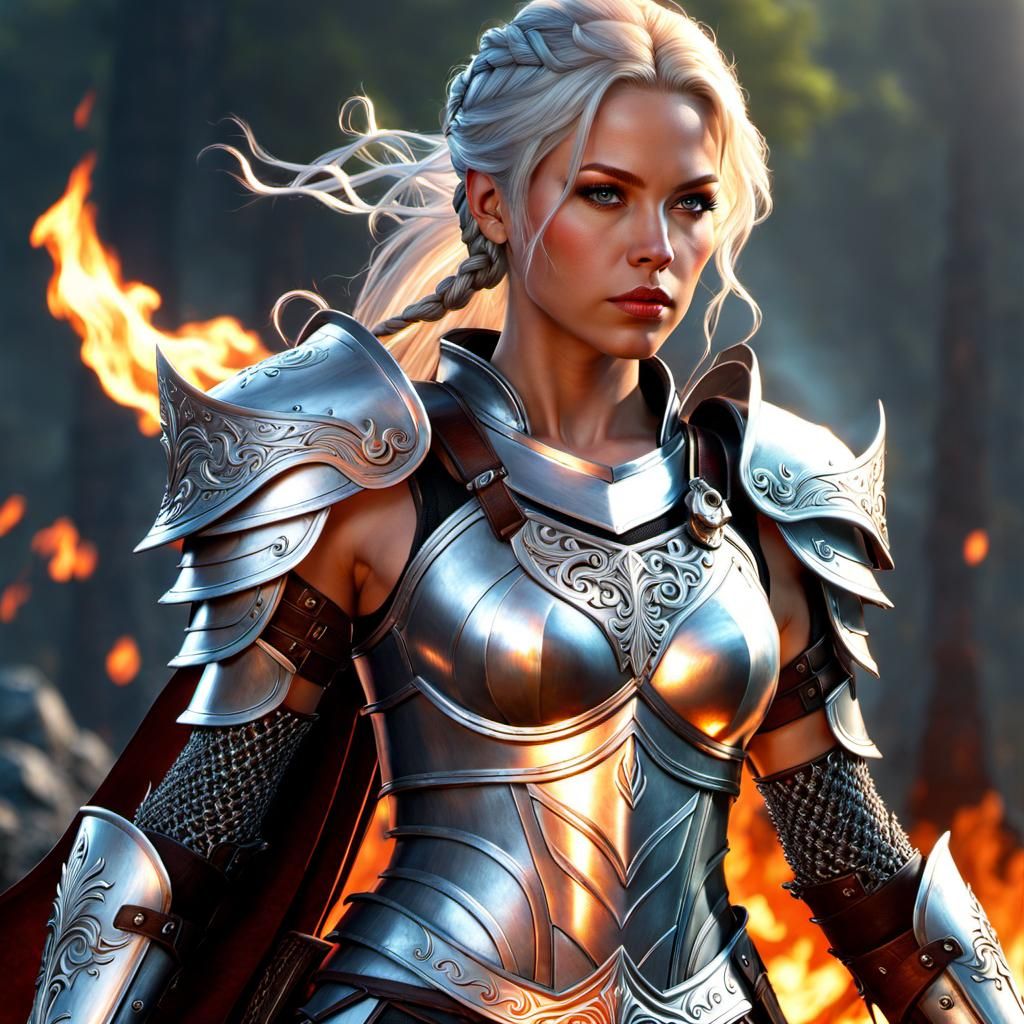 Angel, realistic, detailed, high definition, 8k, professional, on a battleground, female, strong, warrior, Powerful, eth...