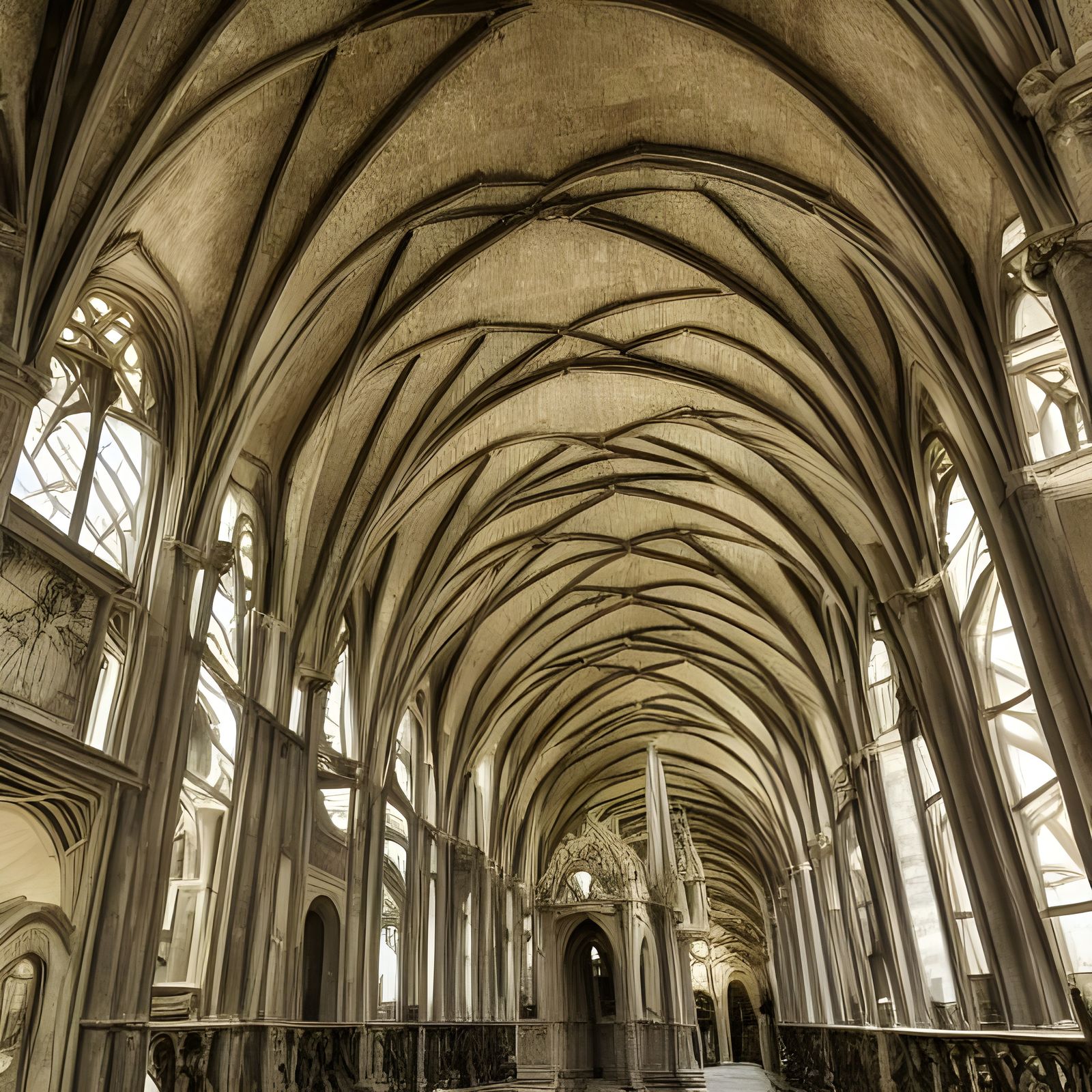 Gothic Vaults and Renaissance Domes Concept Art