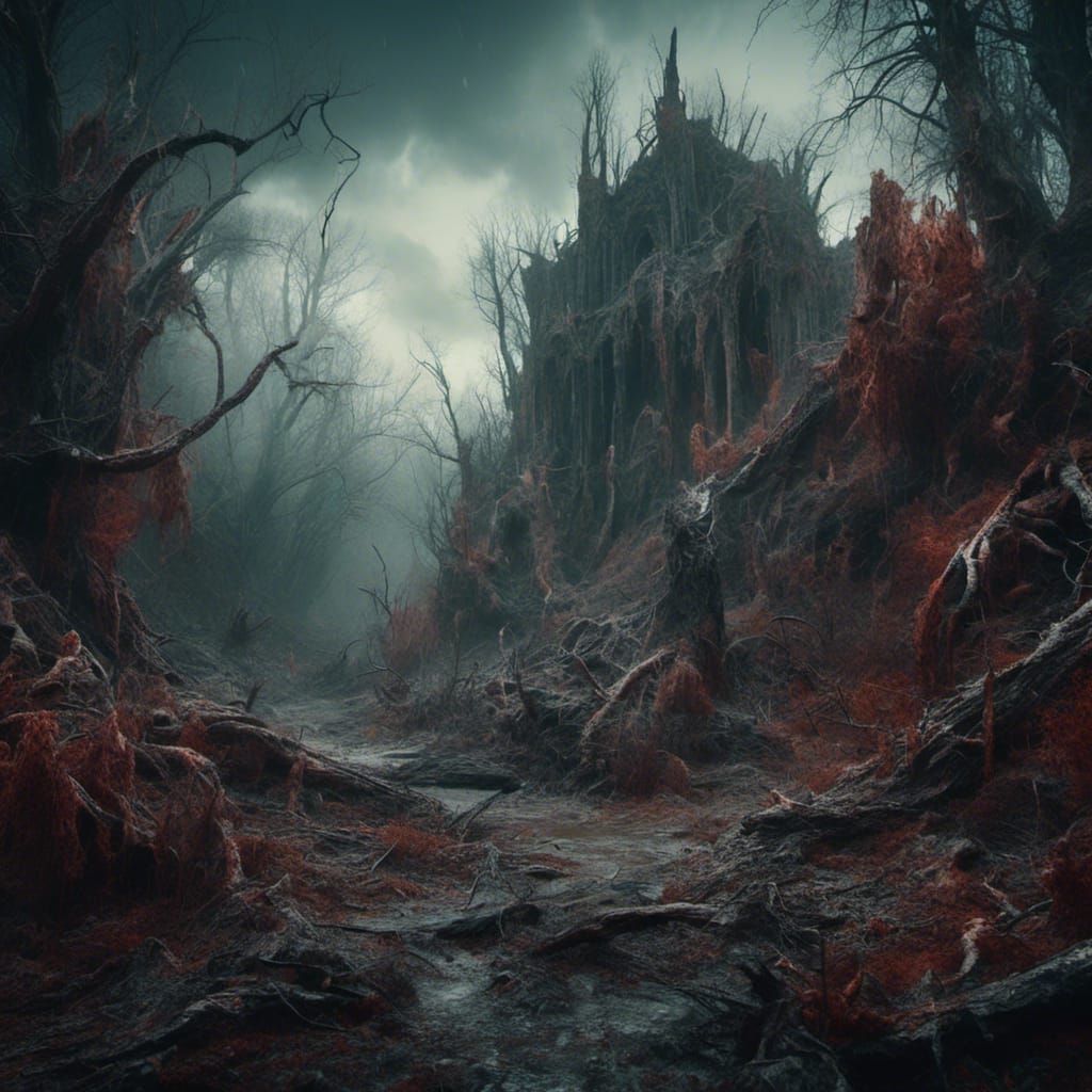 Macabre Monster in Detailed Fantasy Art