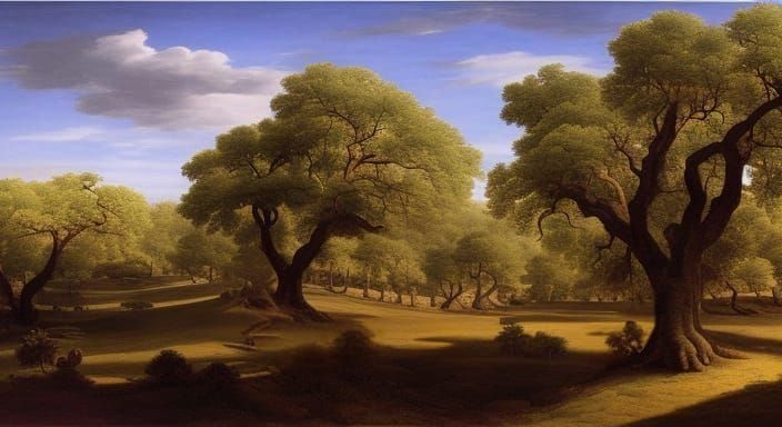 White Oak Savanna Ecosystem in Pre-Colonial Maryland