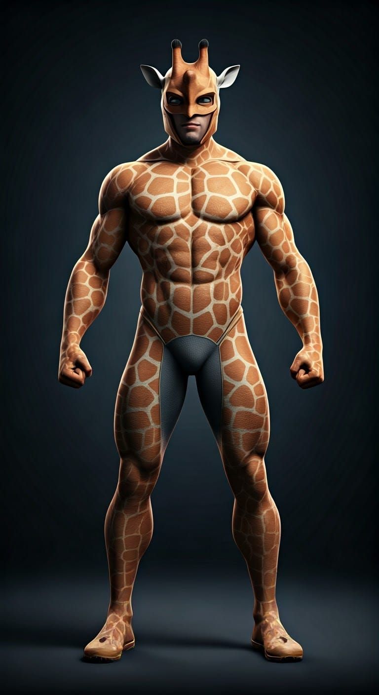 New Superhero: Giraffe Man