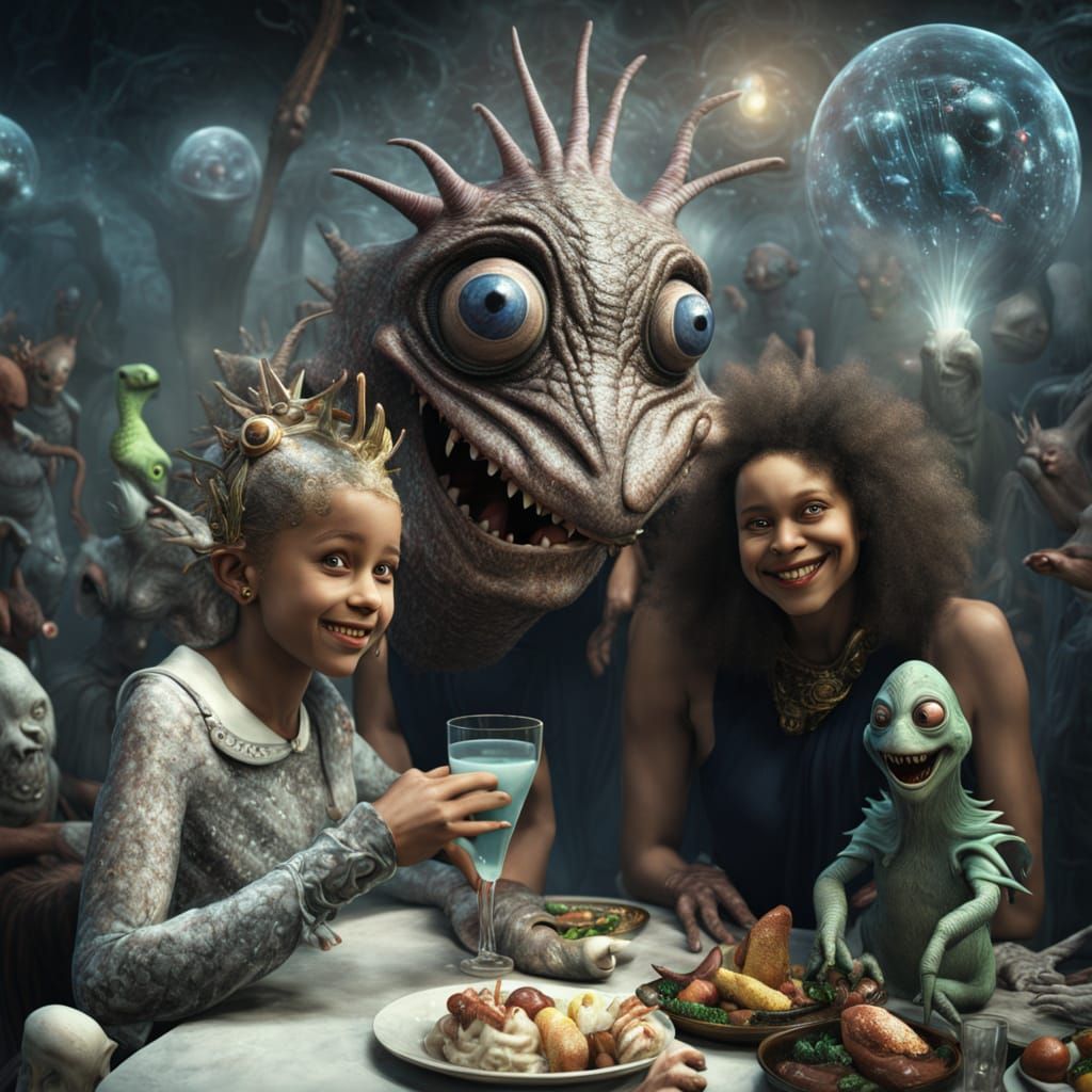 Opps! 
Children's day at the Sci-fi themed grill inside Bistro BIzzarro. Everyday is Children's Day at BB...