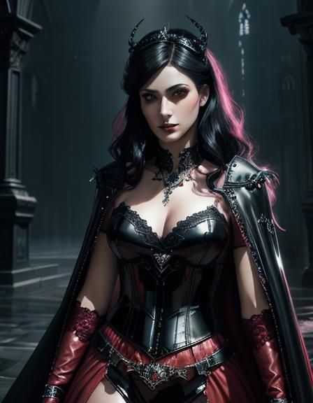 beautiful gothic mistress