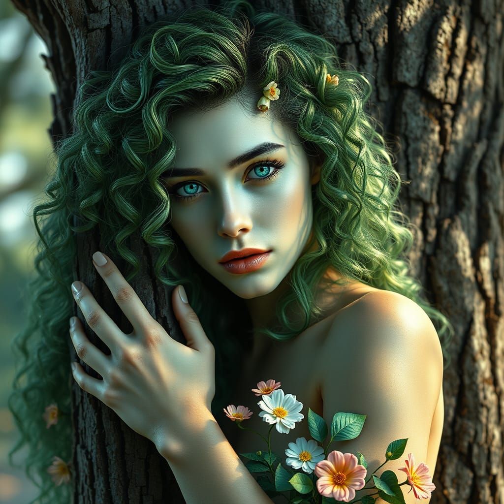 Green Woman and the Tree of Life: Concept Art