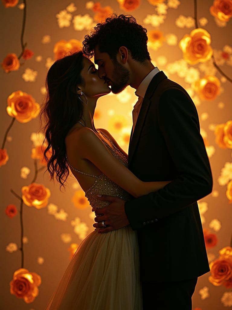 Vogue's "The Kiss" Photo Shoot: Klimt Reimagined