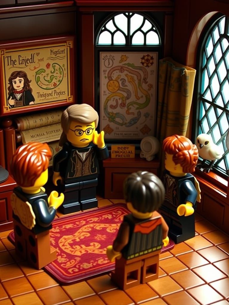 LEGO Professor McGonagall Explains Magical Charts to Young S...