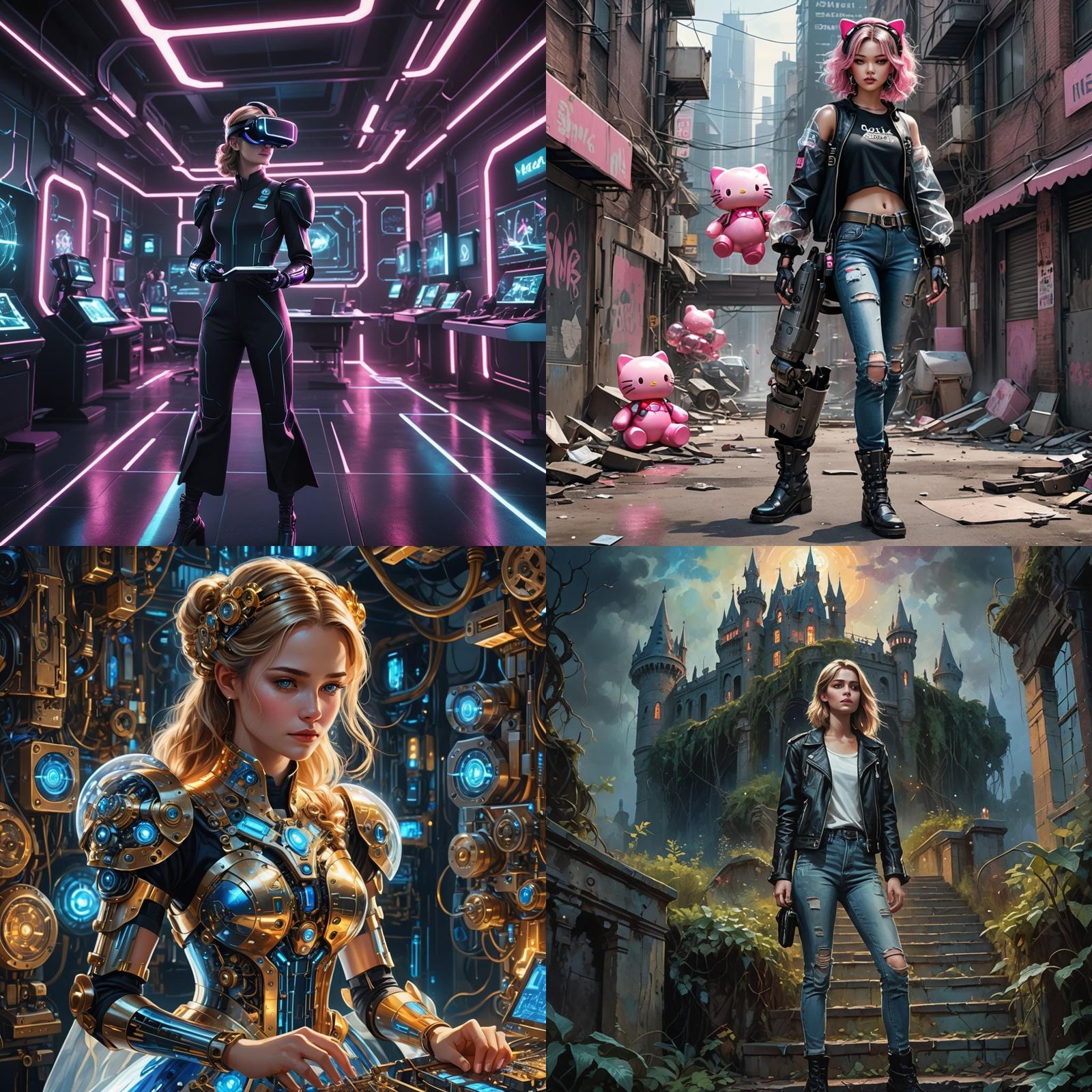 Modern Cinderella: Fantasy Concept Art in 8k