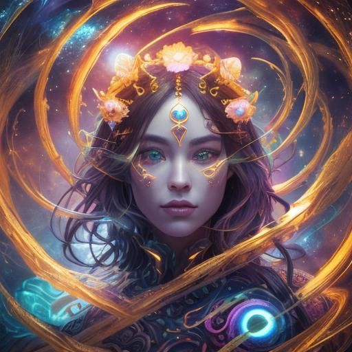 Cosmic Dreamscape: Surreal Digital Art in 8k