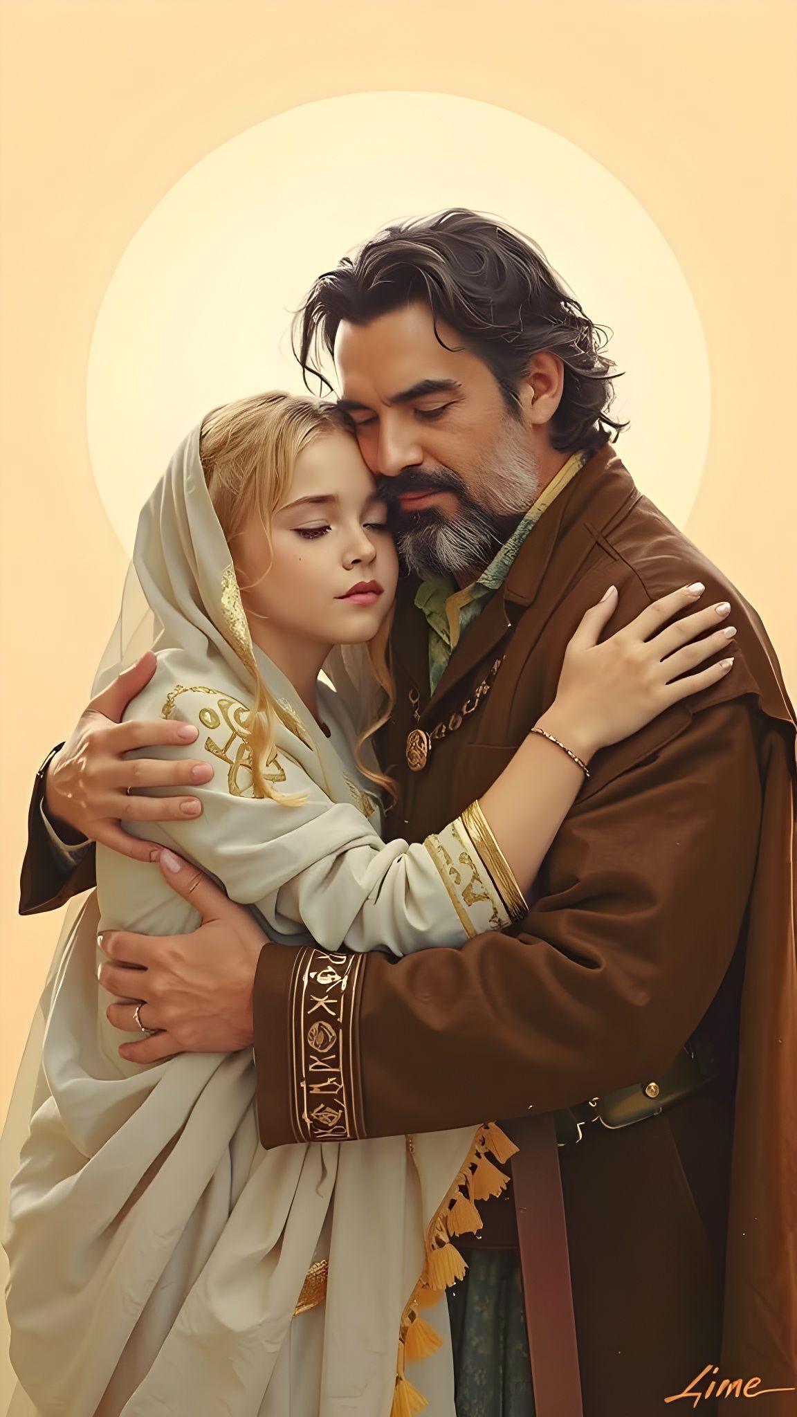 Emotional Reunion of Time and Father