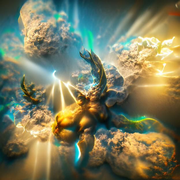 Ethereal Dreamscape: A Vision of Light and Color